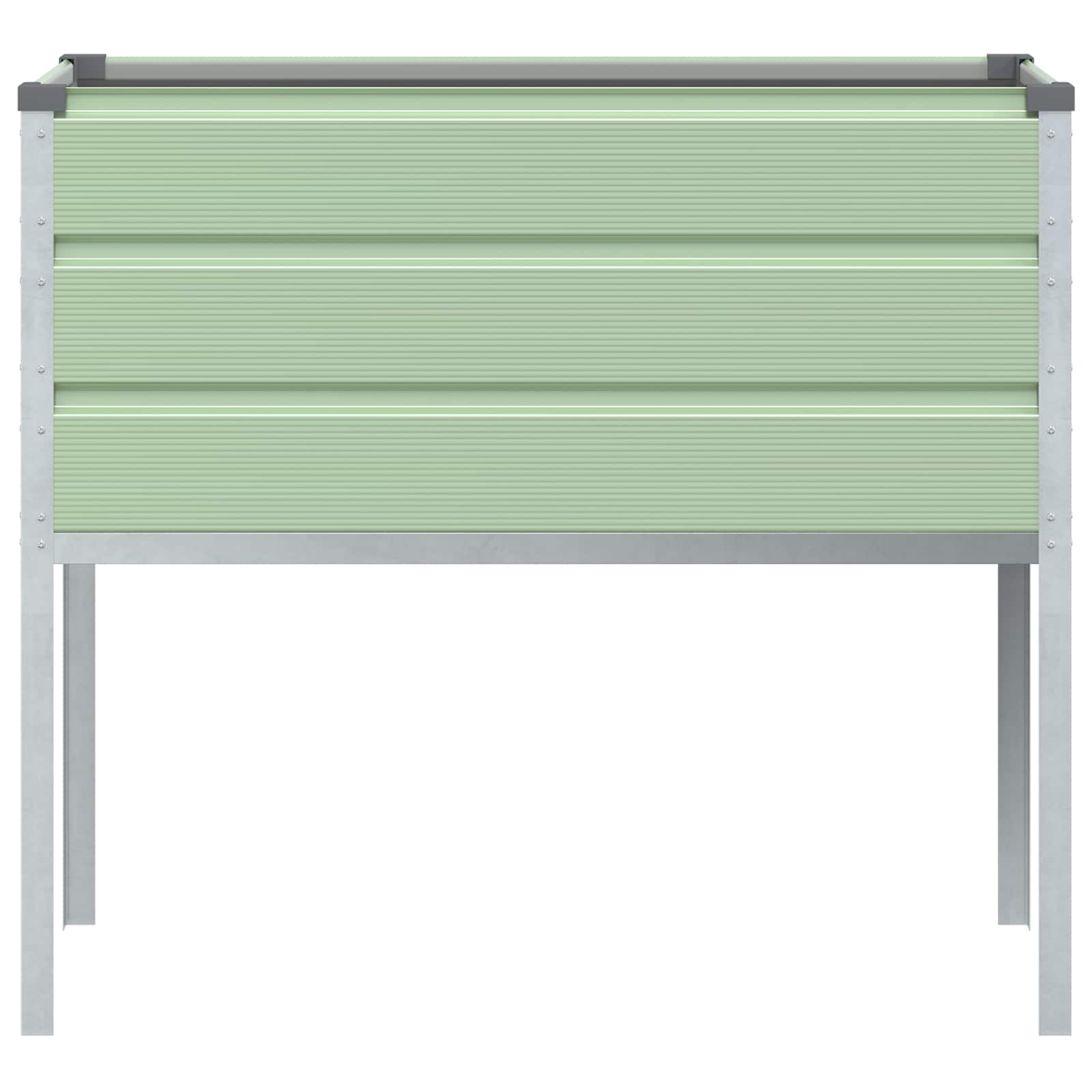 Pflanzkübel Pastellgrün 100 X 45 X 90 Cm Verzinkter Stahl