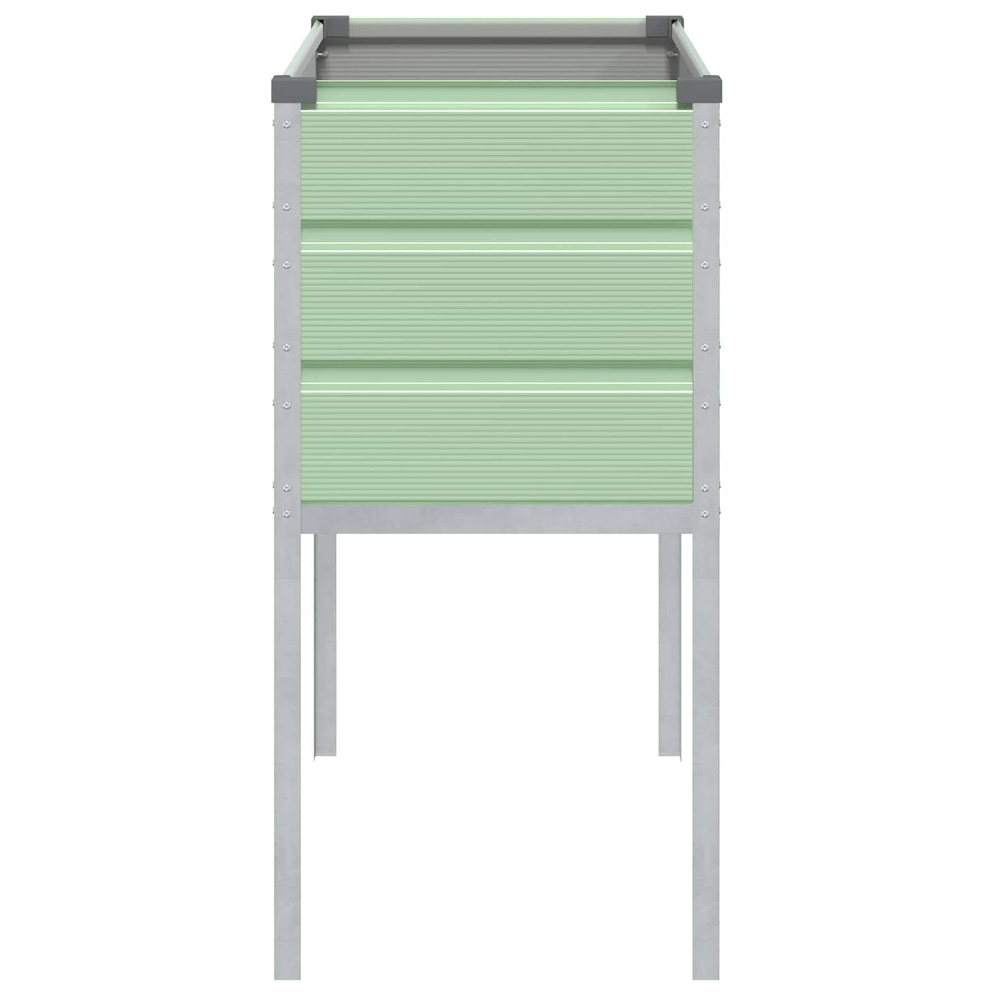 Pflanzkübel Pastellgrün 100 X 45 X 90 Cm Verzinkter Stahl