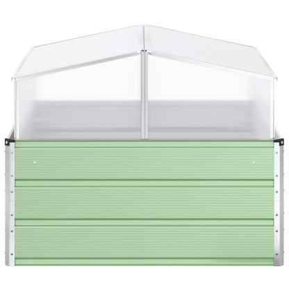 Pflanzkübel Pastellgrün 100 X 100 X 77 Cm Verzinkter Stahl