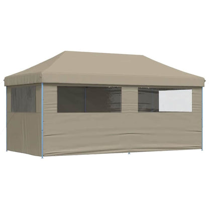 Partyzelt Pop-Up Taupe 580 X 292 X 315 Cm Oxford-Stoff