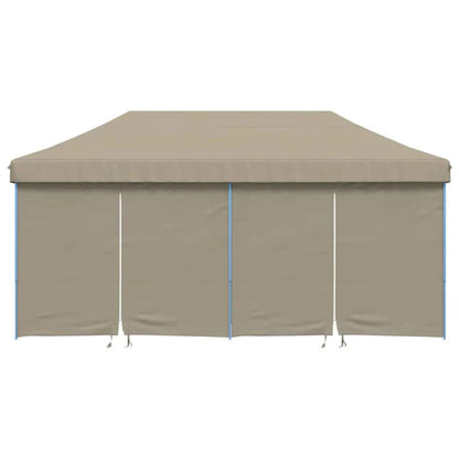 Partyzelt Pop-Up Taupe 580 X 292 X 315 Cm Oxford-Stoff