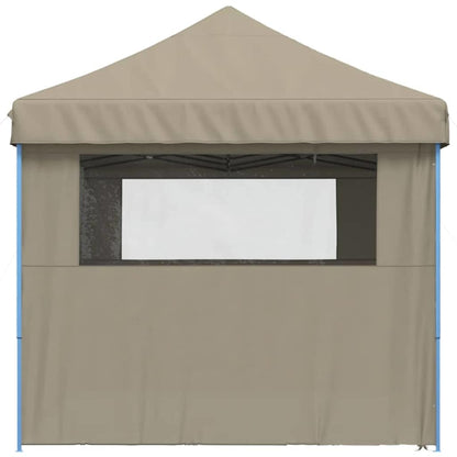 Partyzelt Pop-Up Taupe 580 X 292 X 315 Cm Oxford-Stoff