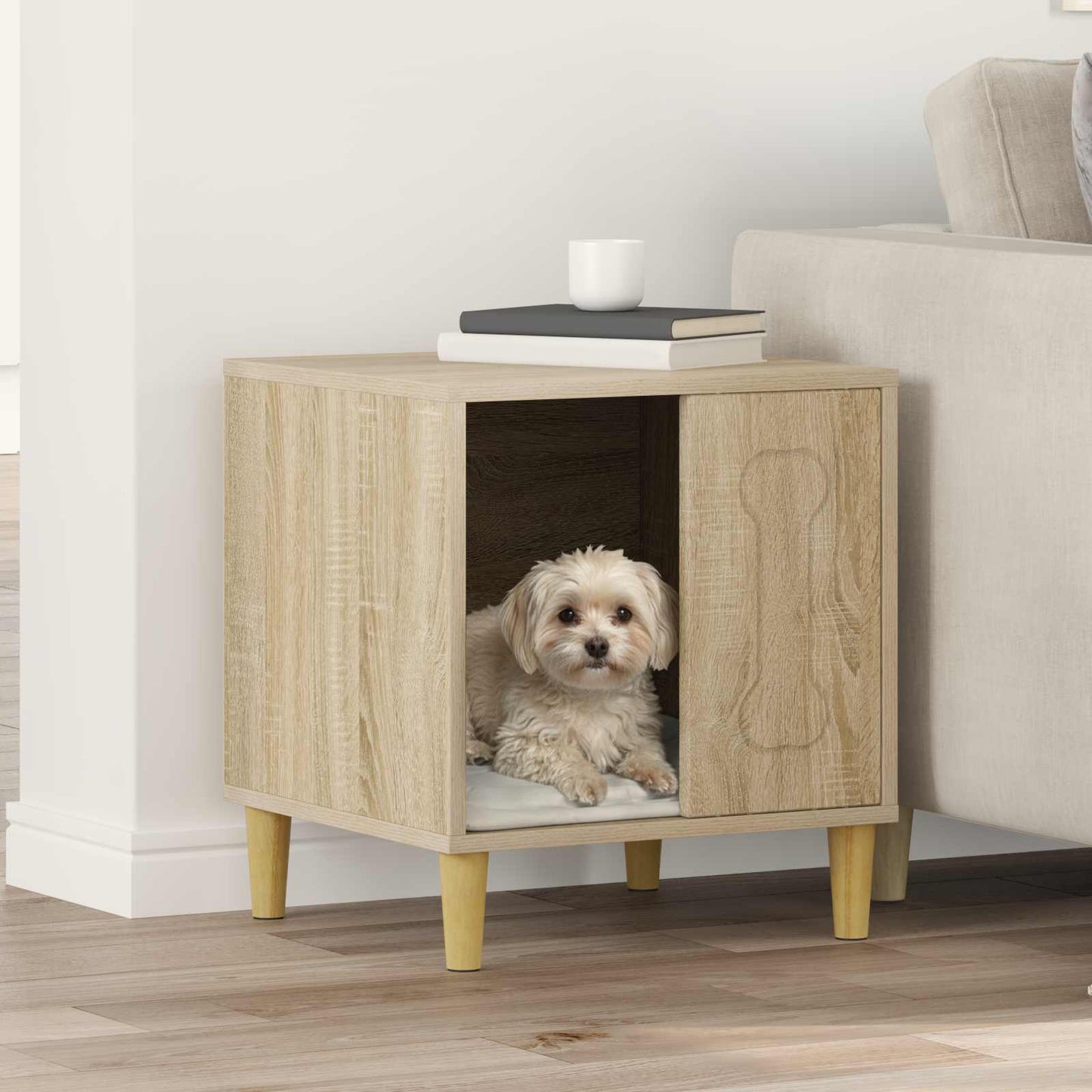 Hundehütte Sonoma 44 X 42 X 49 Cm Holzwerkstoff