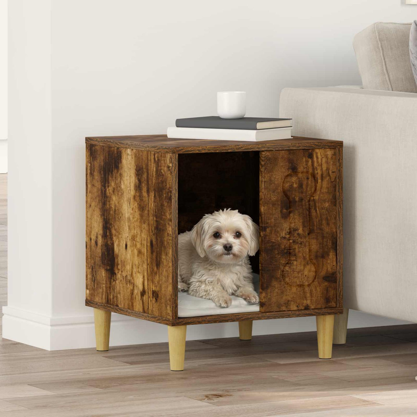 Hundehütte Sonoma 44 X 42 X 49 Cm Holzwerkstoff