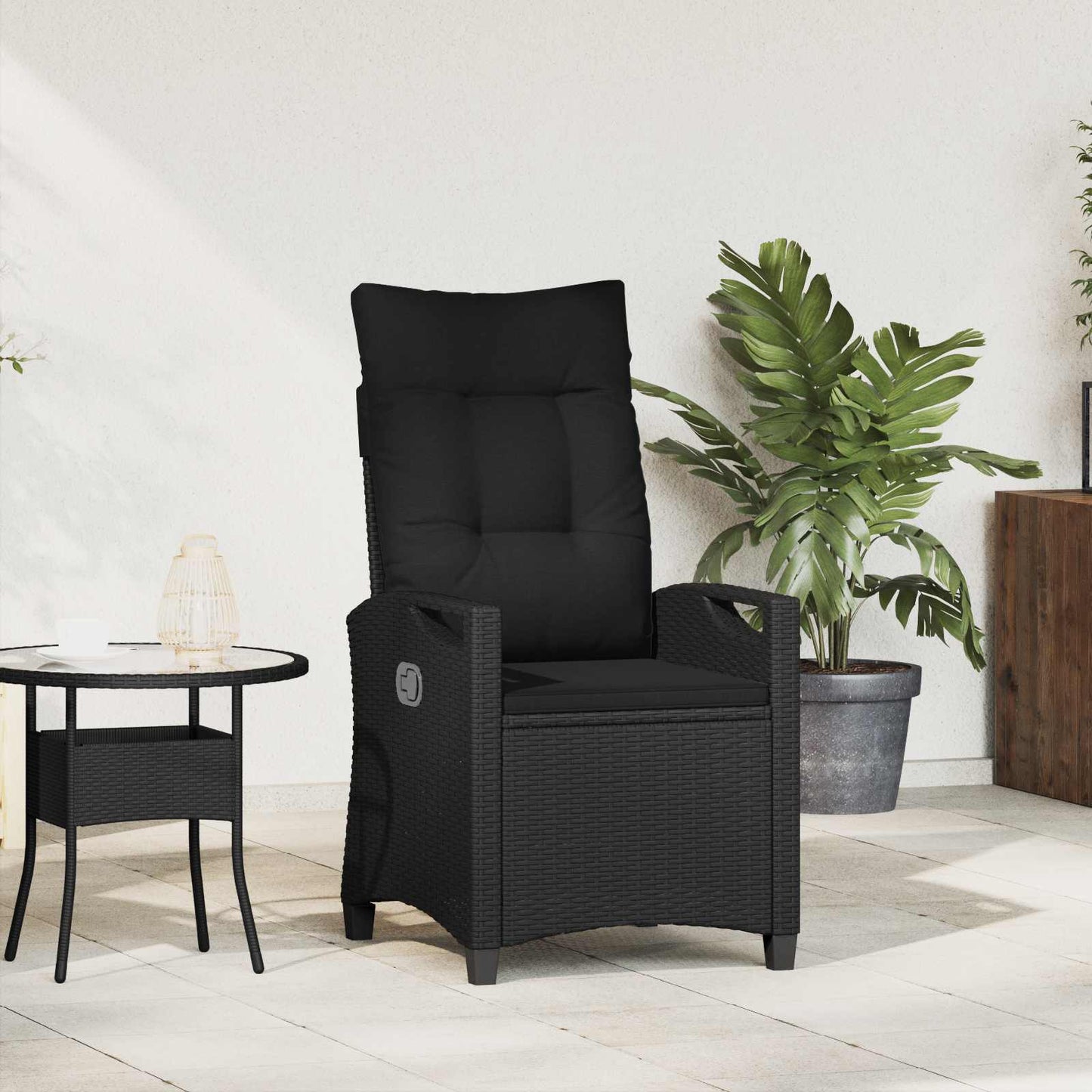 Verstellbarer Gartenstuhl 56 X 60 X 112 Cm Stahl
