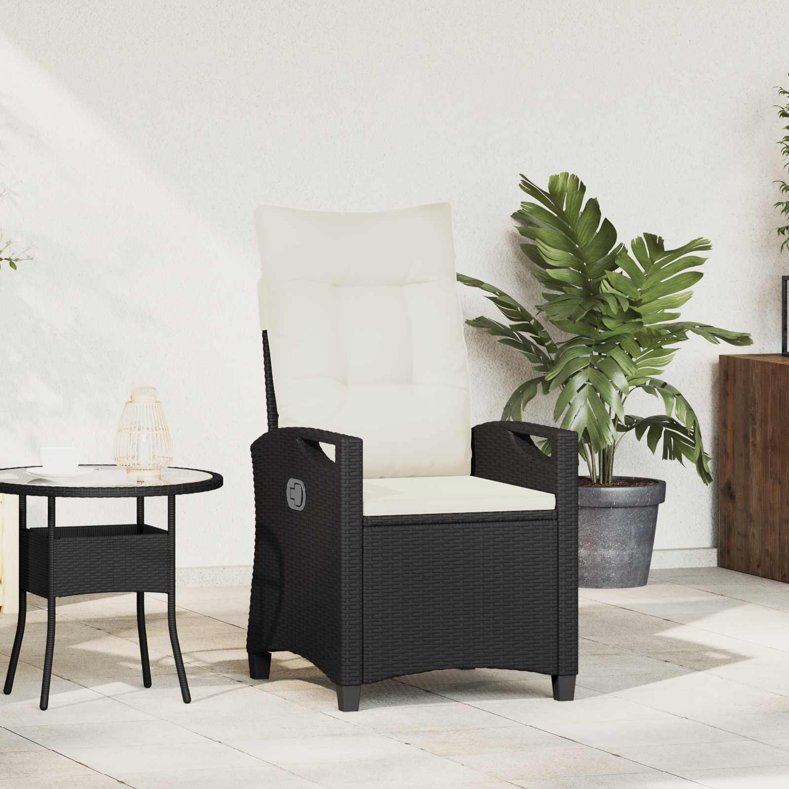 Verstellbarer Gartenstuhl 56 X 60 X 112 Cm Stahl