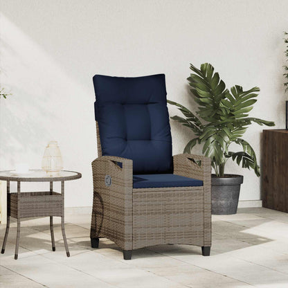 Verstellbarer Gartenstuhl 56 X 60 X 112 Cm Stahl