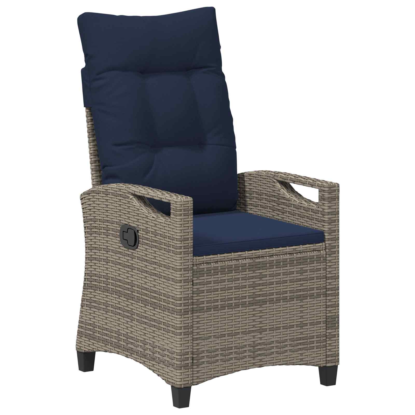 Verstellbarer Gartenstuhl 56 X 60 X 112 Cm Stahl