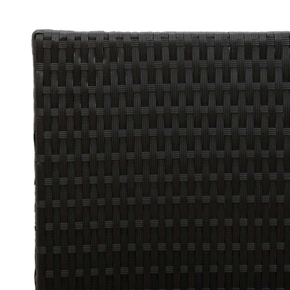 Hoher Pflanzkübel 55 X 22 X 70 Cm Poly-Rattan