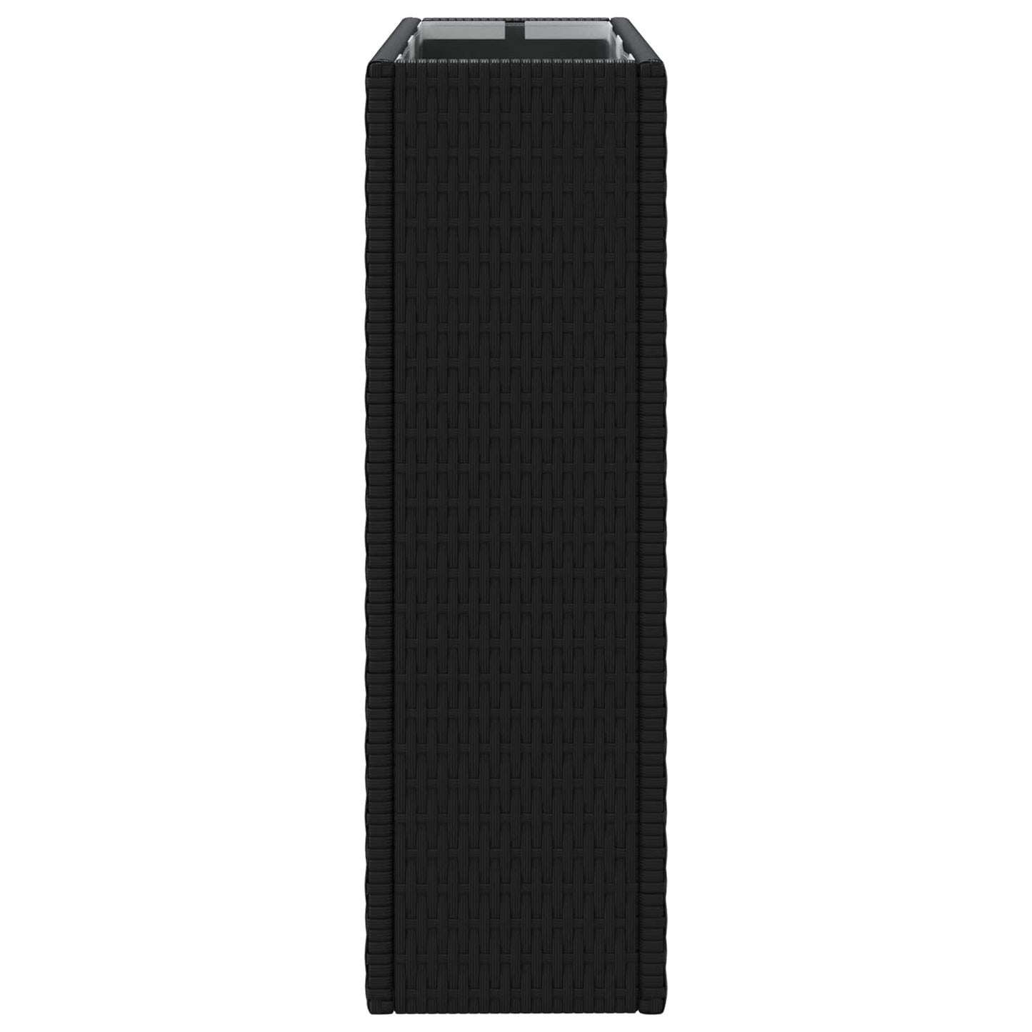 Hoher Pflanzkübel 55 X 22 X 70 Cm Poly-Rattan