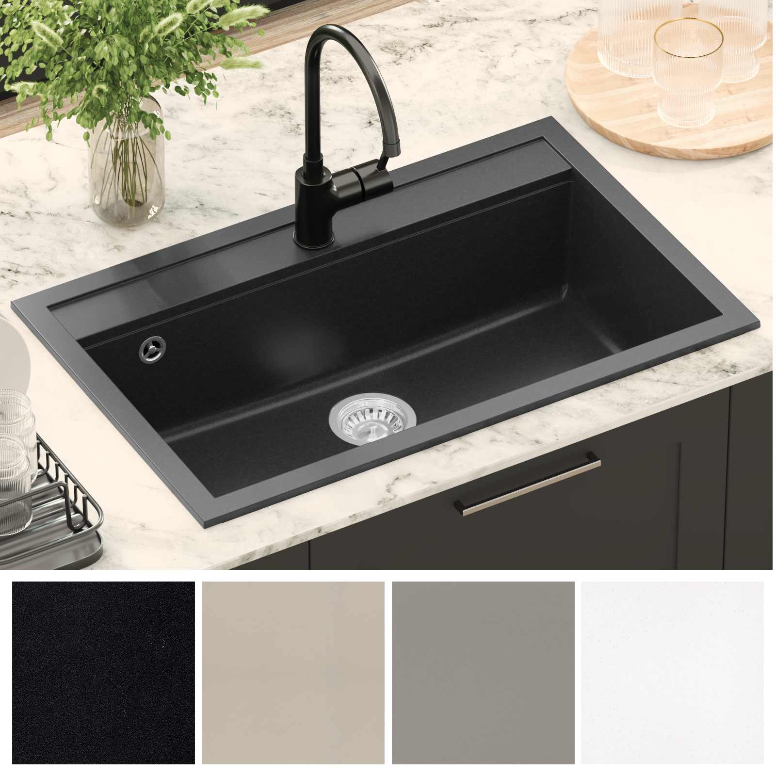 Waschbecken Granit
