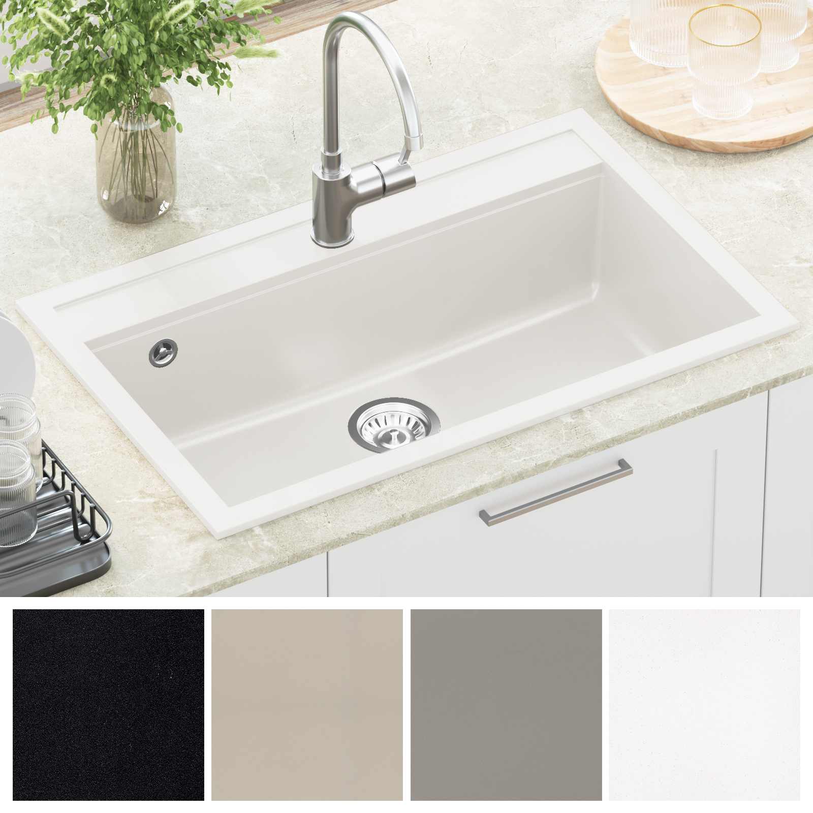 Waschbecken Granit