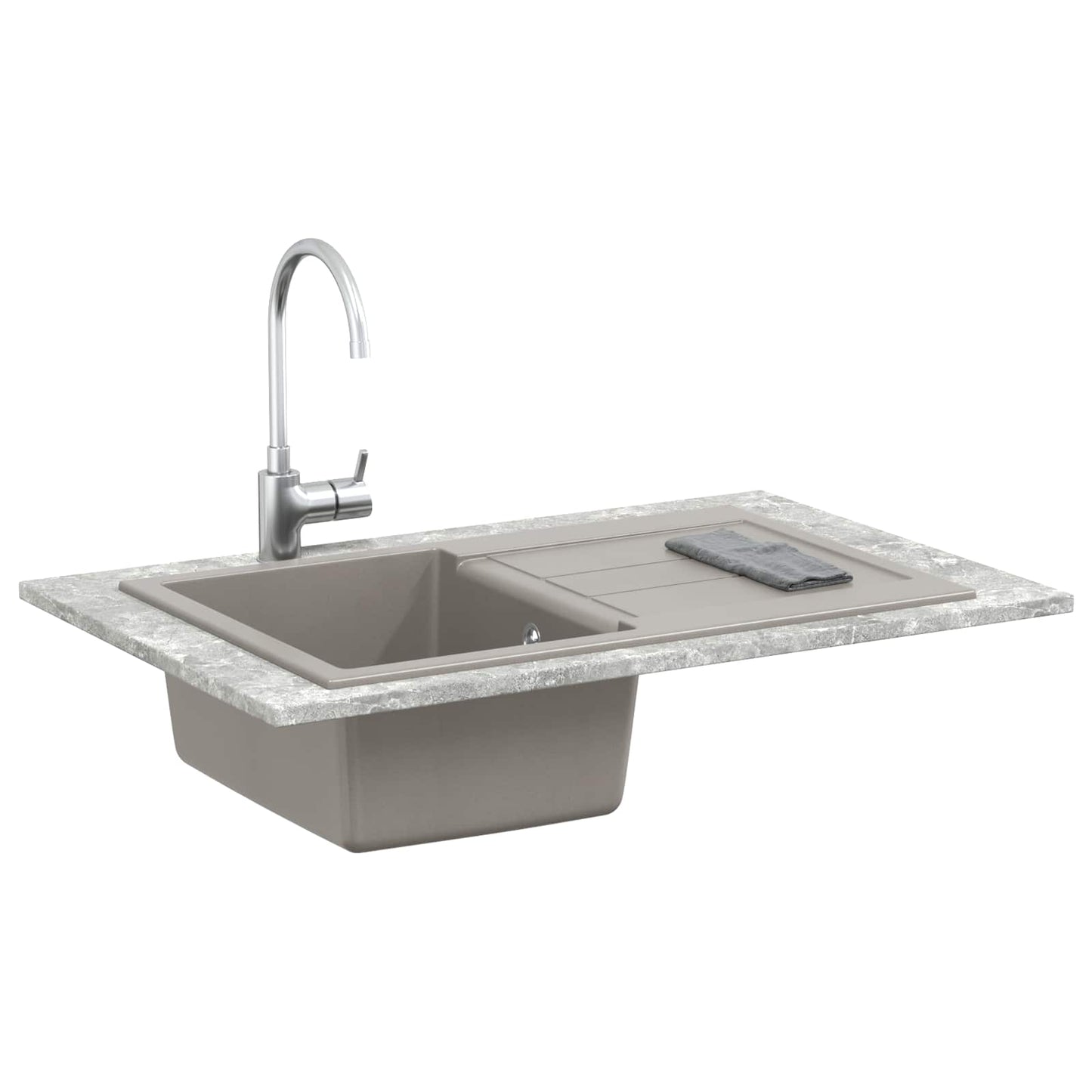 Waschbecken 780 X 500 Mm 80% Quarz Und 20% Harz
