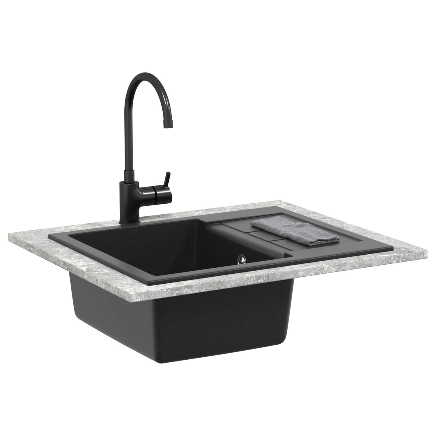 Waschbecken 620 X 500 Mm 80% Quarz Und 20% Harz