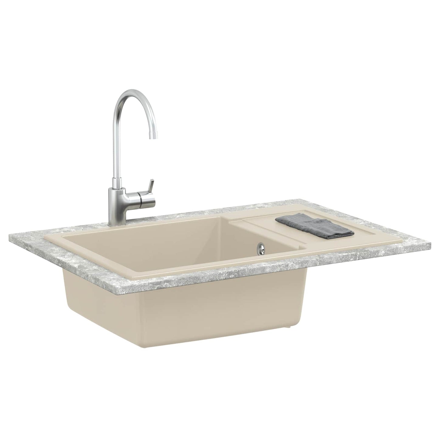 Waschbecken 780 X 500 Mm 80% Quarz Und 20% Harz