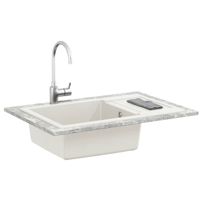 Waschbecken 780 X 500 Mm 80% Quarz Und 20% Harz