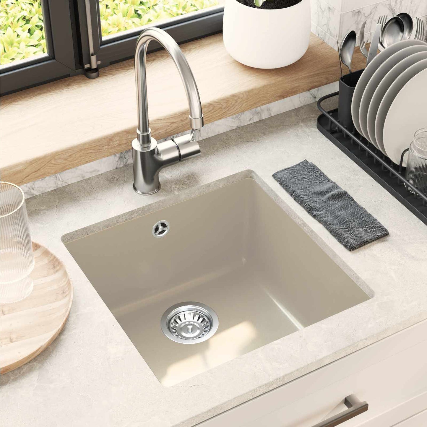 Waschbecken 80% Quarz Und 20% Harz