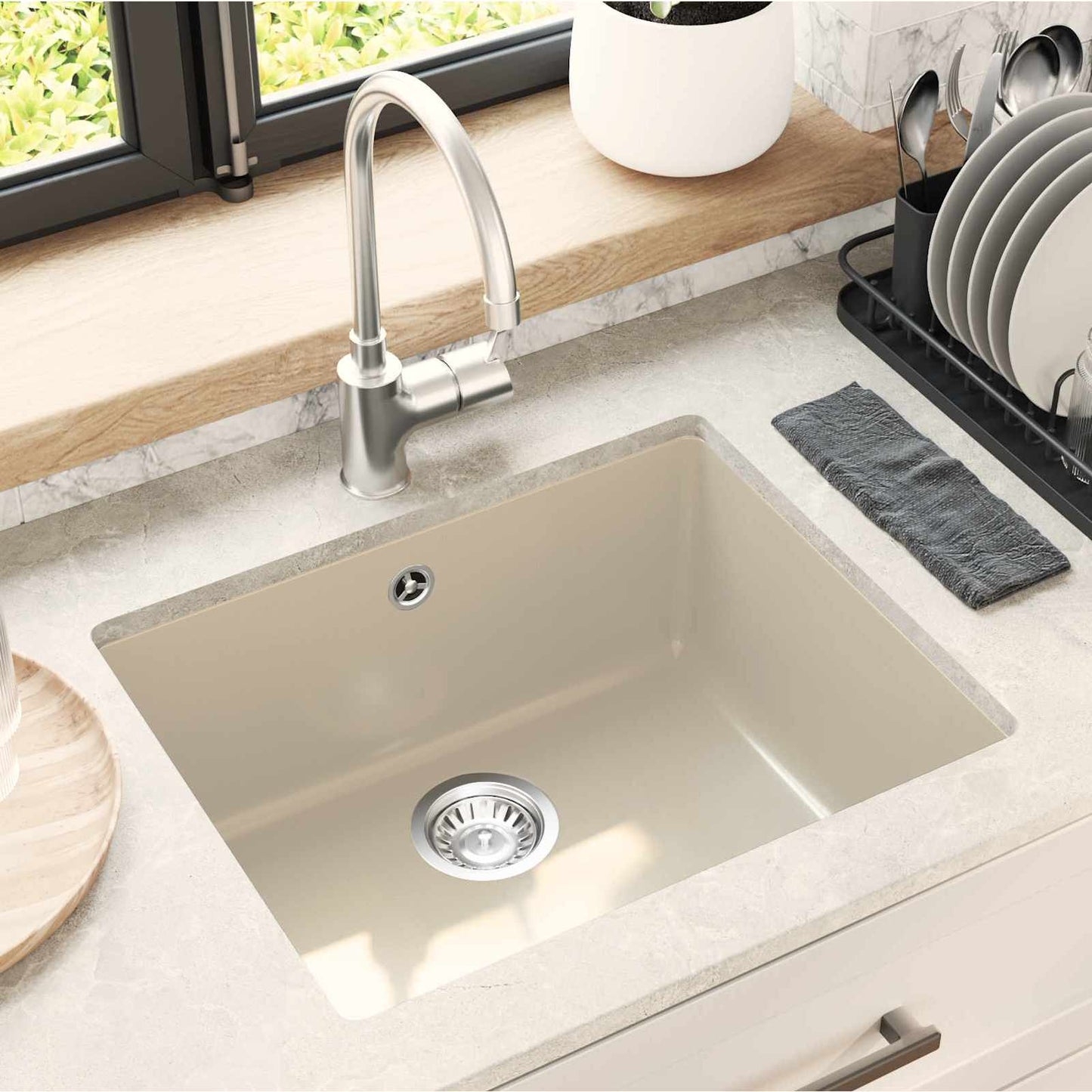 Waschbecken 80% Quarz Und 20% Harz