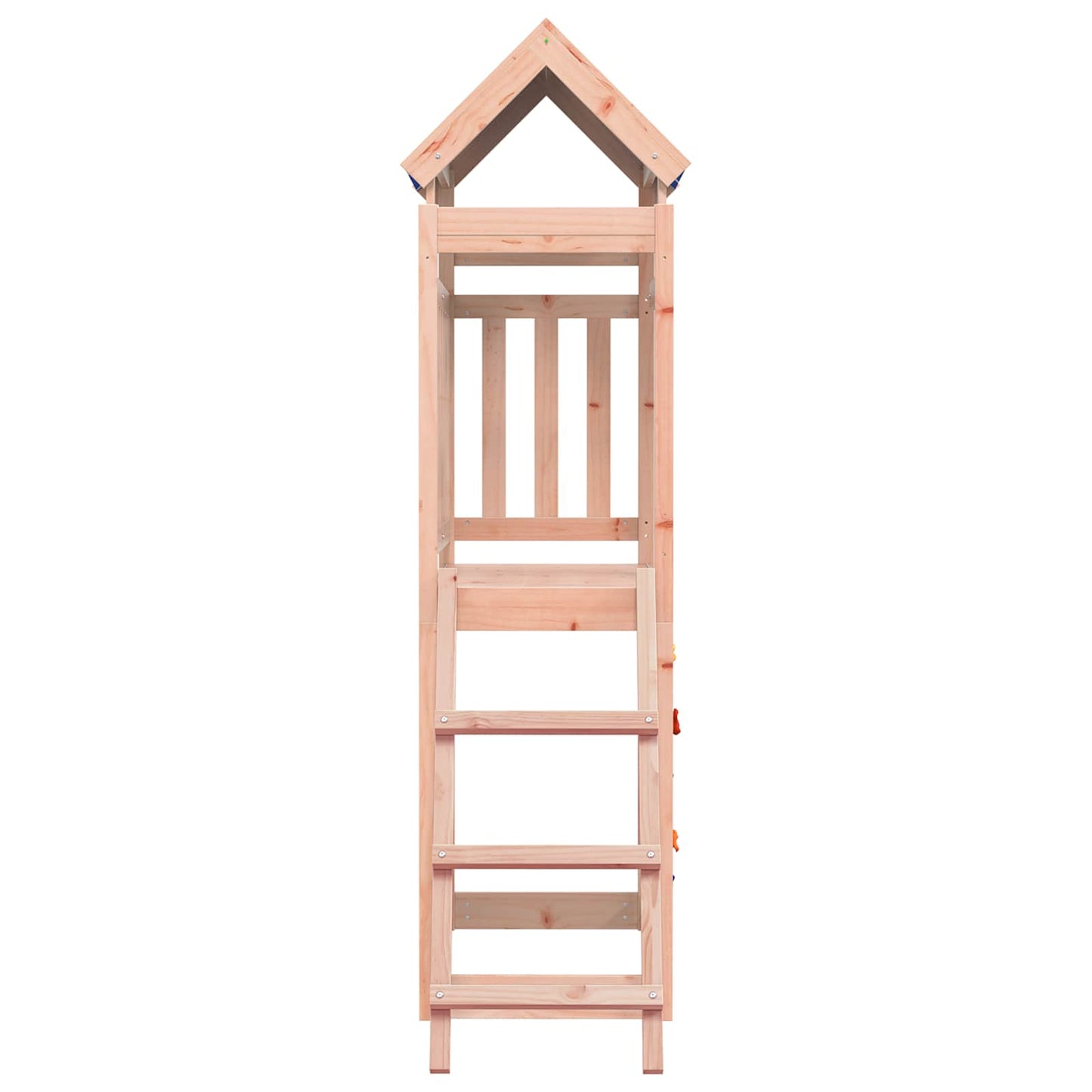 Spielturm Braun 110,5 X 52,5 X 215 Cm Massives Douglasienholz