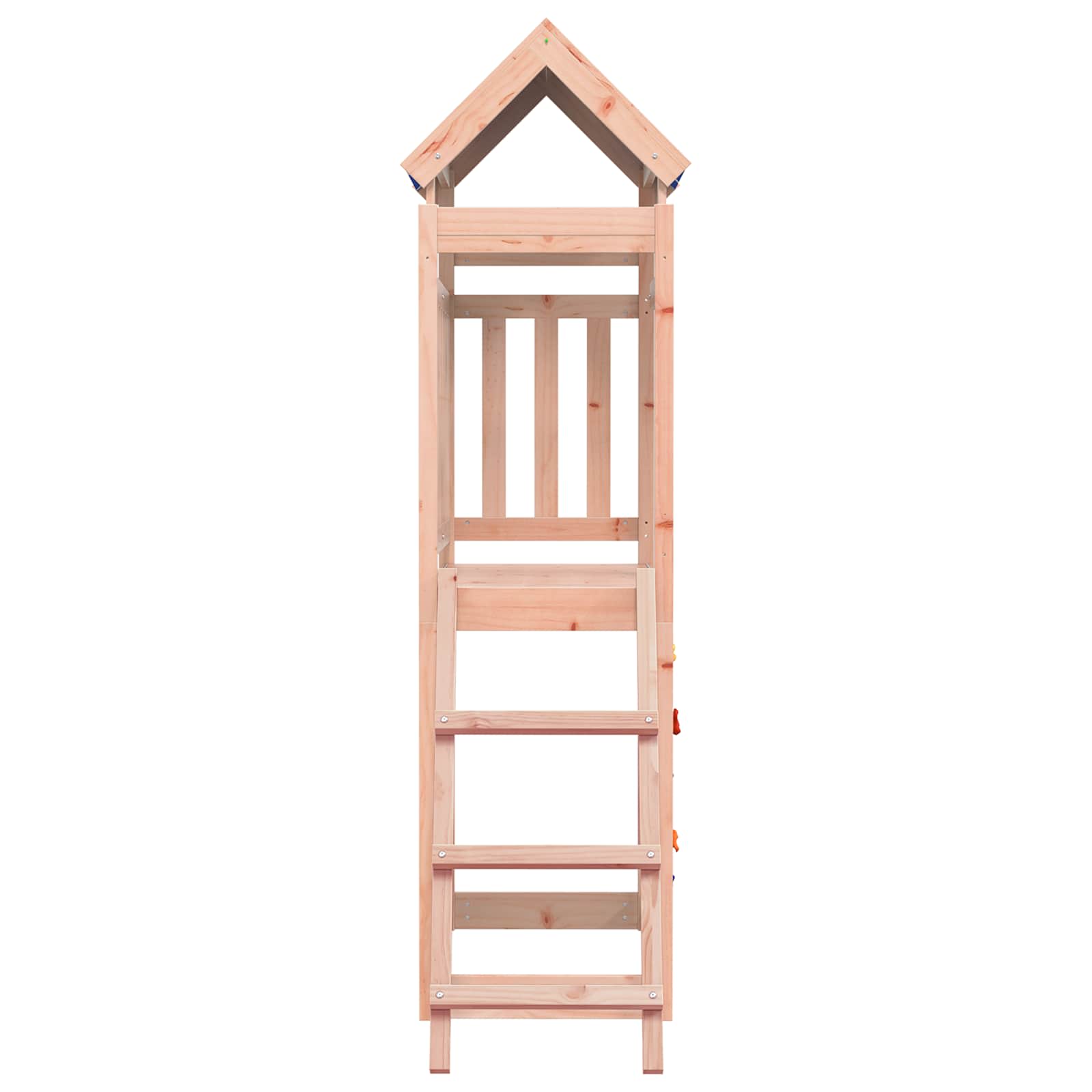 Spielturm Braun 110,5 X 52,5 X 215 Cm Massives Douglasienholz