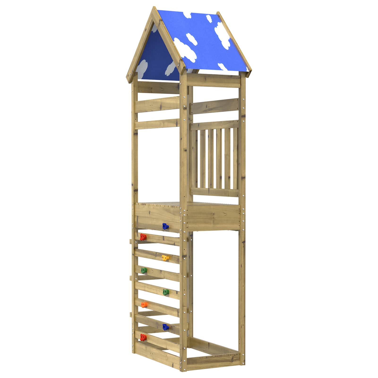 Spielturm Braun 52,5 X 85 X 265 Cm