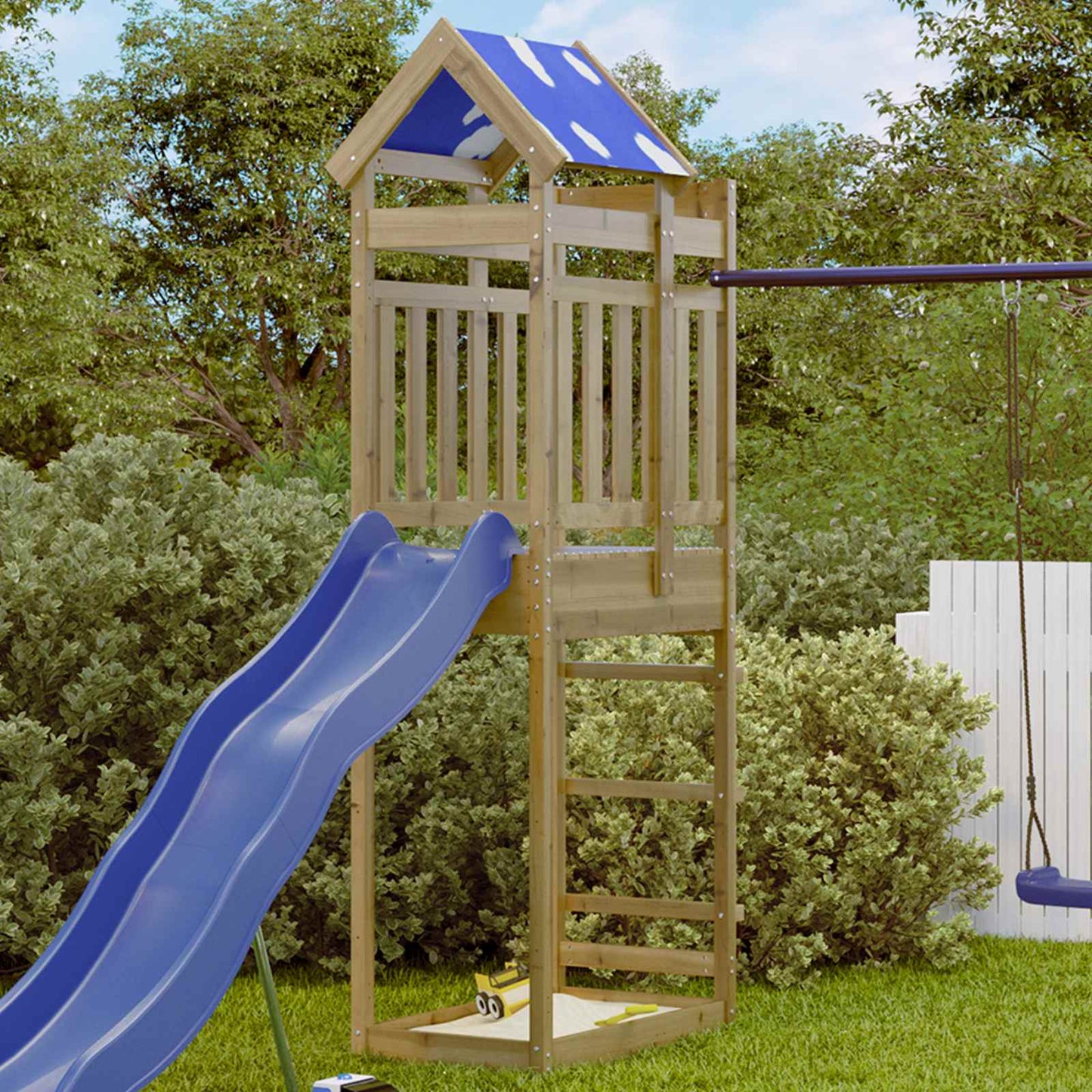 Spielturm Braun 52.5 X 85 X 239 Cm