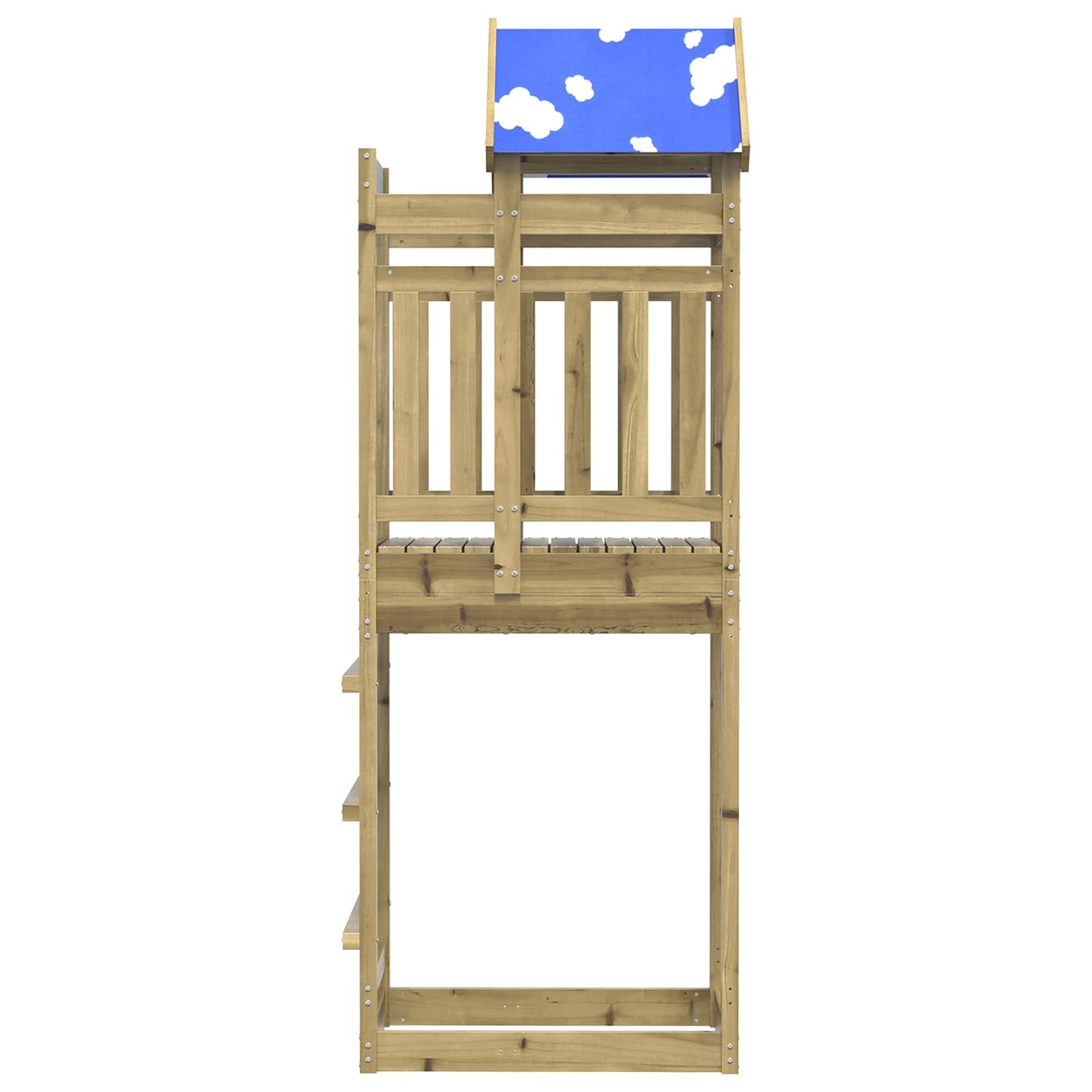 Spielturm Braun 52.5 X 85 X 239 Cm