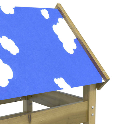 Spielturm Braun 85 X 52,5 X 239 Cm