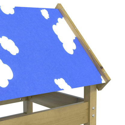 Spielturm Braun 85 X 52,5 X 239 Cm