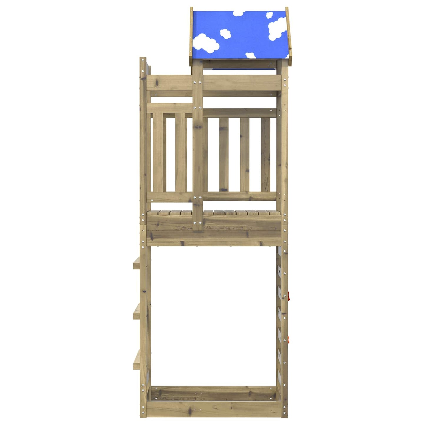 Spielturm Braun 85 X 52,5 X 239 Cm