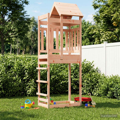 Spielturm Braun 52,5 X 85 X 238 Cm Massives Douglasienholz