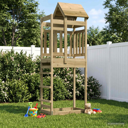Spielturm Braun 52,5 X 85 X 238 Cm Massives Douglasienholz