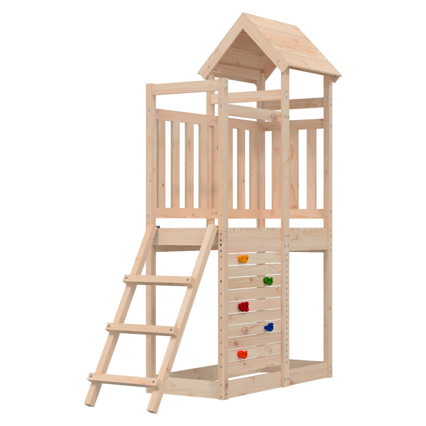 Spielturm 52,5X110,5X214 Cm Imprägniertes Kiefernholz