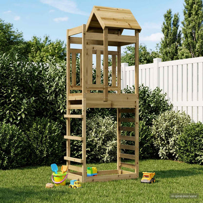 Spielturm Braun 52,5 X 85 X 238 Cm