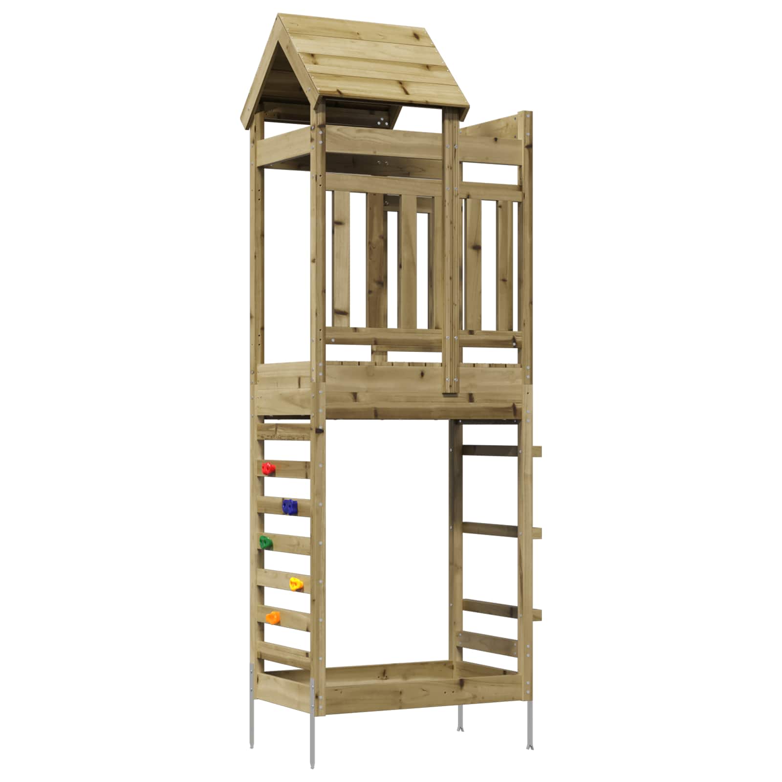 Spielturm Braun 52,5 X 85 X 238 Cm