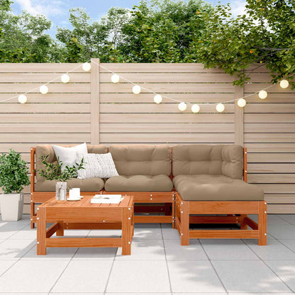 5-Tlg. Garten-Lounge-Set Kiefernholz Imprägniert