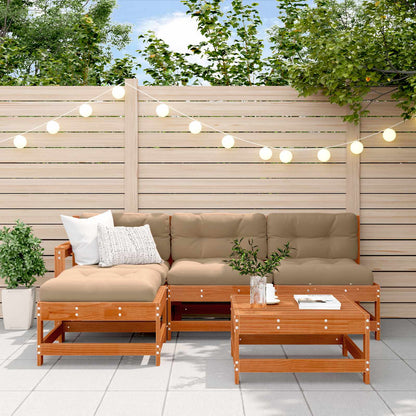 5-Tlg. Garten-Lounge-Set Kiefernholz Imprägniert