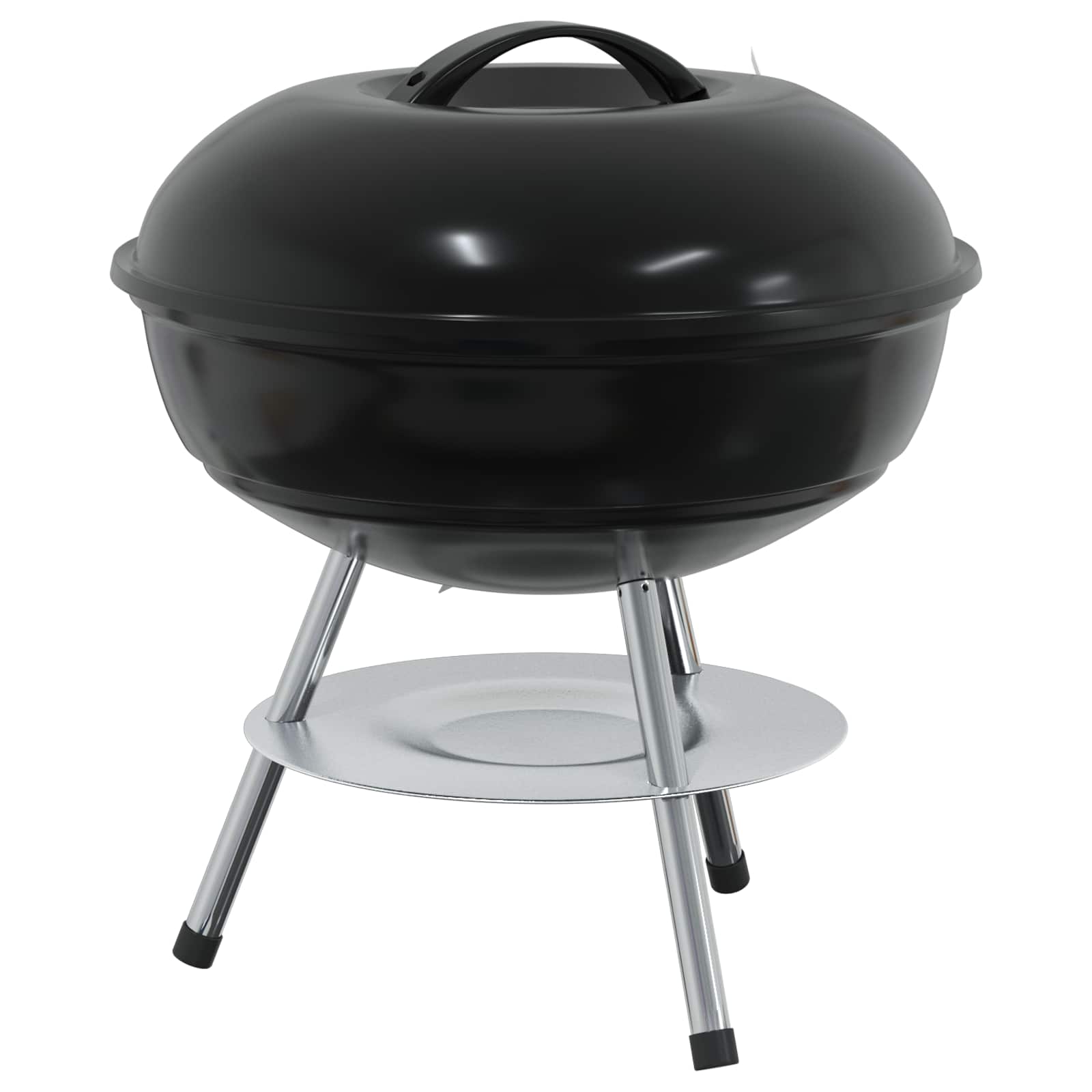 Holzkohlegrill Schwarz 36,5 X 36,5 X 40 Cm