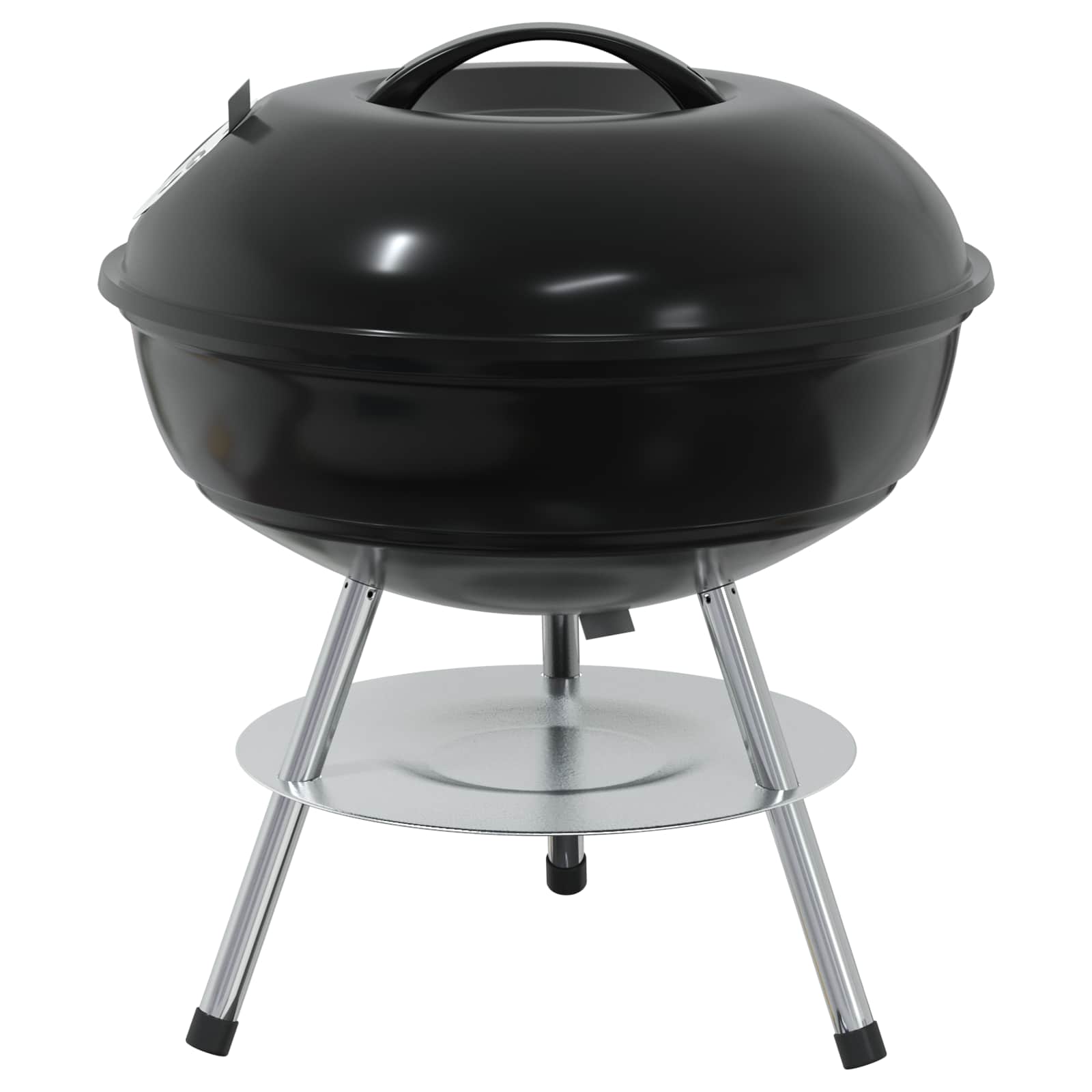 Holzkohlegrill Schwarz 36,5 X 36,5 X 40 Cm
