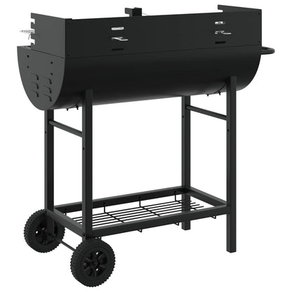 Holzkohlegrill 96,5 X 42,5 X 88,5 Cm Schwarz