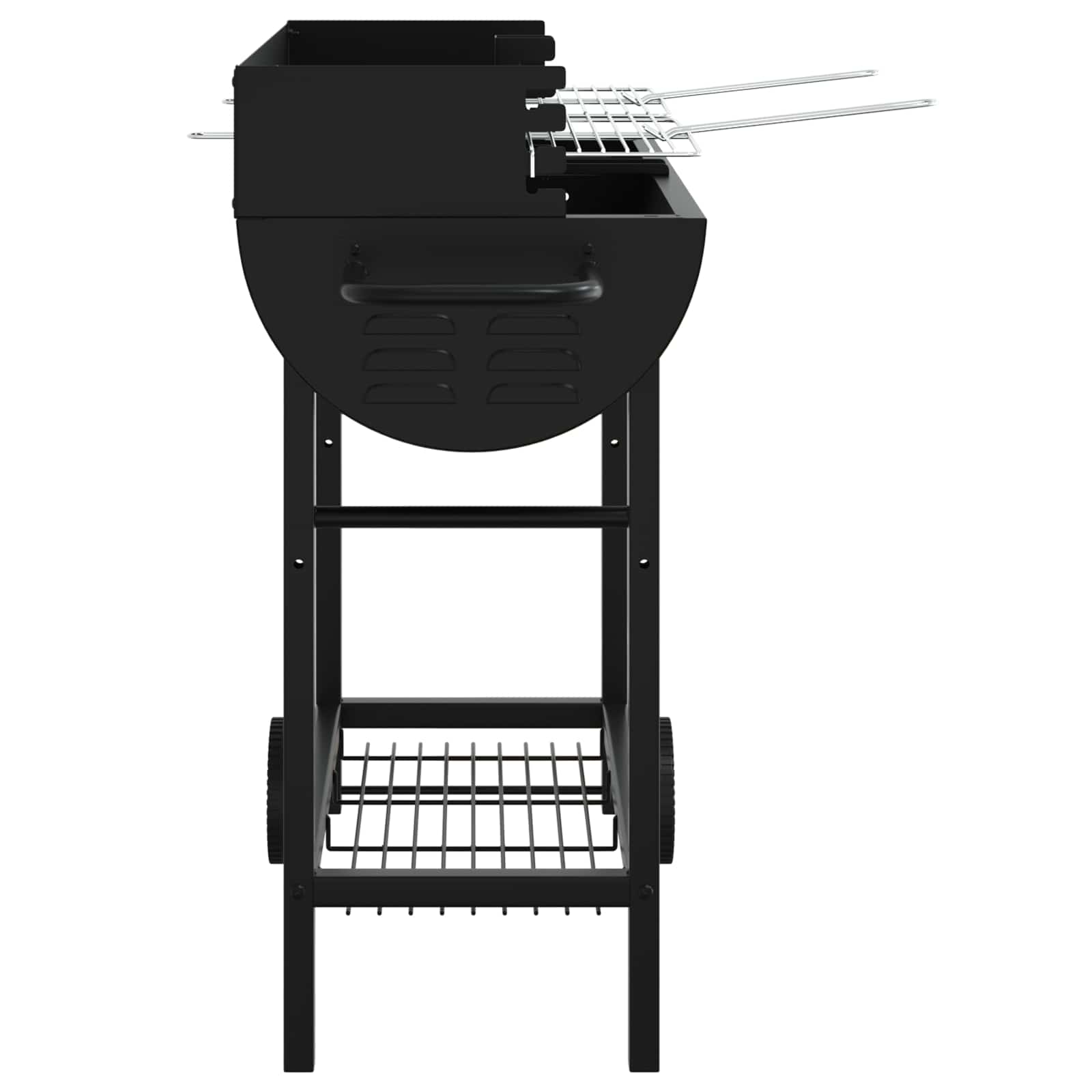 Holzkohlegrill 96,5 X 42,5 X 88,5 Cm Schwarz