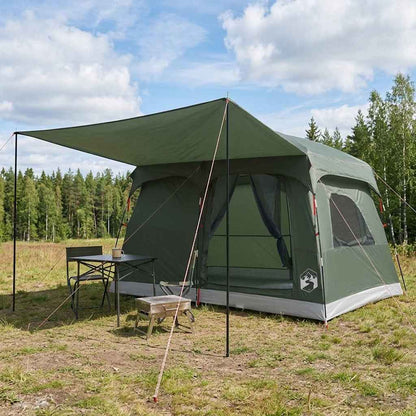 Familienzelt 420 X 305 X 200 Cm Polyester Und Stahl