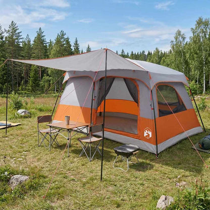 Familienzelt 420 X 305 X 200 Cm Polyester Und Stahl