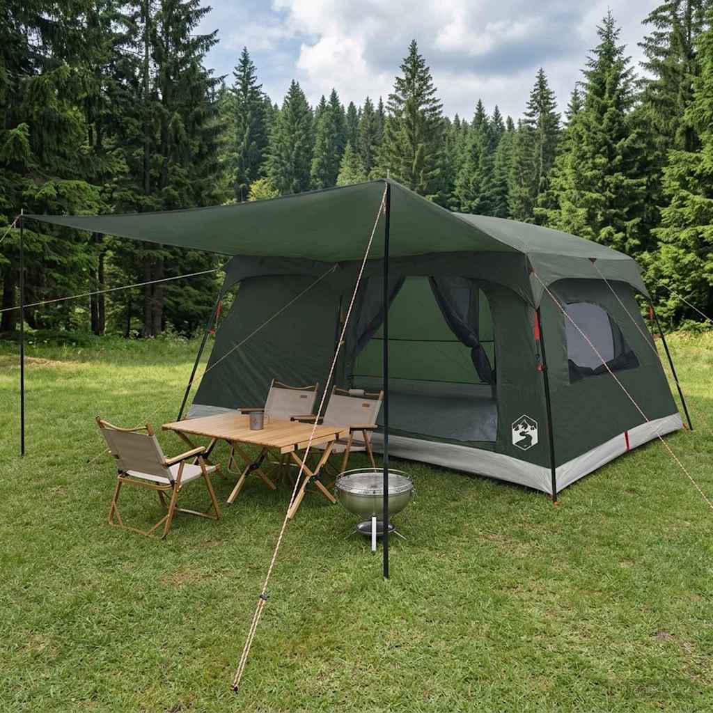 Familienzelt 420 X 305 X 200 Cm Polyester Und Stahl