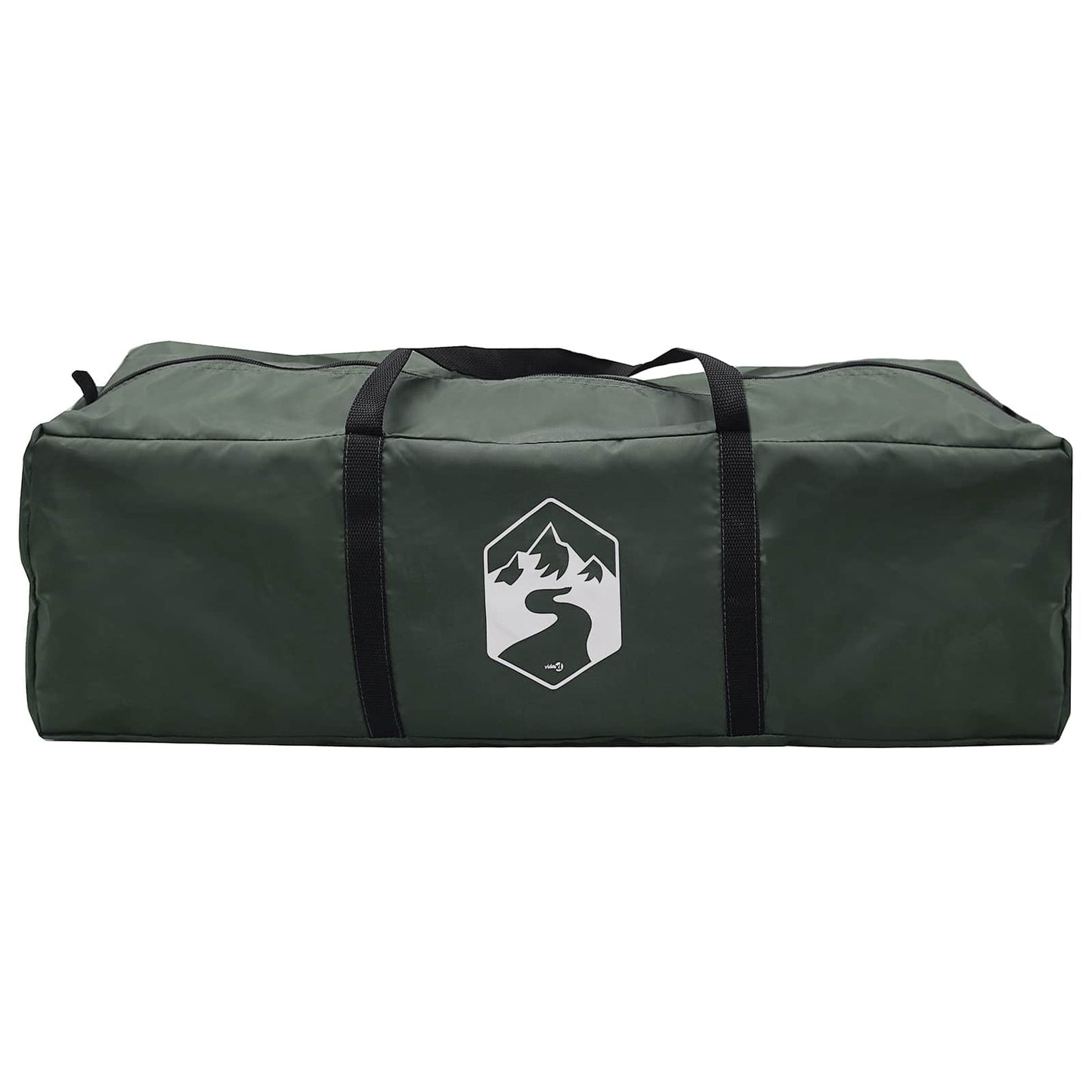 Hütten-Zelt Mit Dach Olivegrün 400 X 210 X 180 Cm Polyester