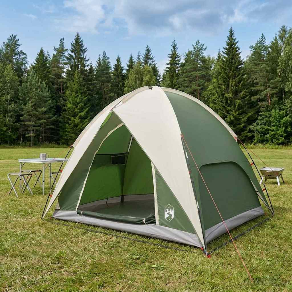 Campingzelt Mit Regenhaube Wasserdicht Kuppel Olive Grün
