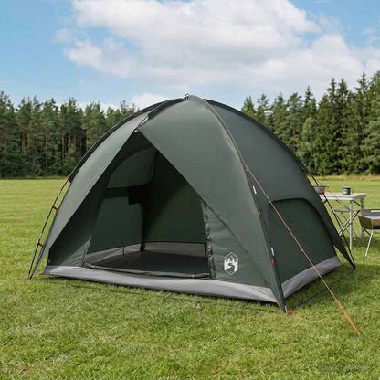 Campingzelt Mit Regenhaube Wasserdicht Kuppel Olive Grün