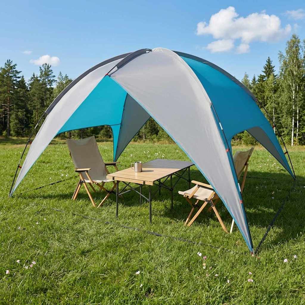 Campingzelt Mit Regenhaube Wasserdicht Kuppel Olive Grün