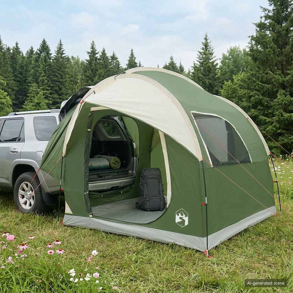 Autozelt 239 X 210 X 210 Cm Polyester Und Stahl