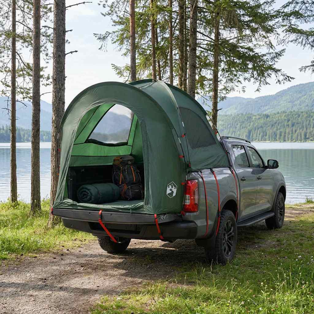 Autozelt 200 X 170 X 170 Cm Polyester Und Stahl